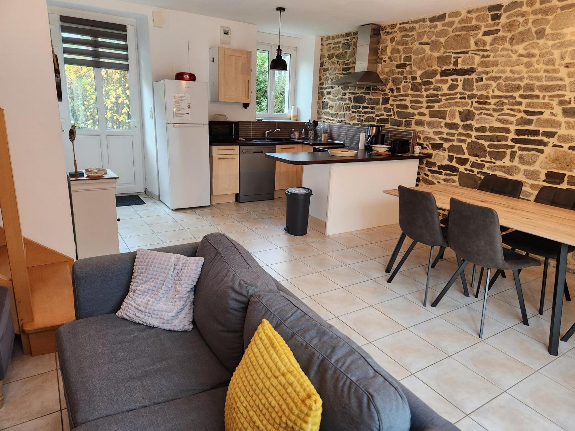 Maison Jullouville Au Calme Exteriör bild